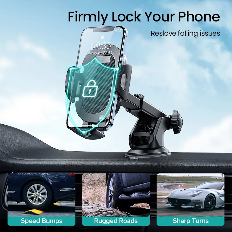INIU Sucker Car Phone Holder Mount Stand GPS Telefon Mobile Cell Support For iPhone 13 12 11 Pro Max X 7 8 Xiaomi Huawei Samsung